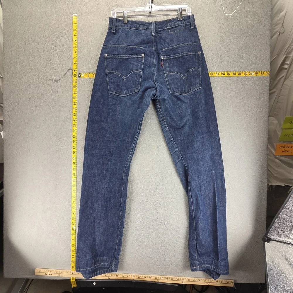 Vintage Levis Engineered Jeans Mens Blue Twisted Dark Wash Fits 29x34